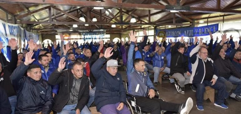 El Sindicato de Camioneros de la provincia se reunió en asamblea